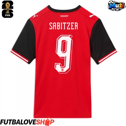 Dres Rakúsko Marcel Sabitzer #9 Domáci MS 2026 Krátky Rukáv